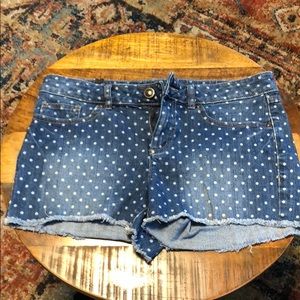 Lauren Conrad Jean Polka Dot Shorts